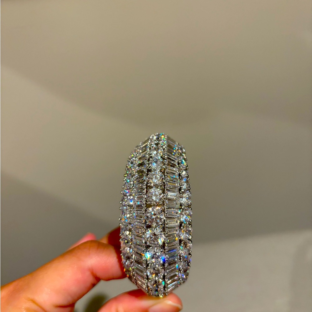 Swarovski hand bracelet cuff